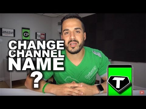 How to Completely Change a YouTube Channel Name + Channel Update