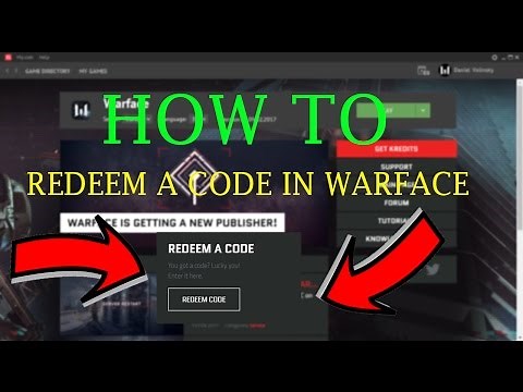 Warface - How To Redeem A Code - Full Tutorial