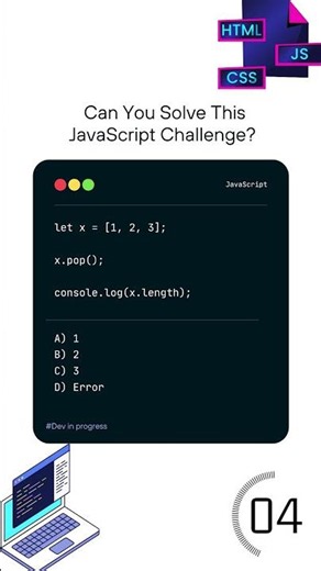 ⚡ JavaScript Challenge #5 #shorts #coding