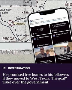 In Loving County, the least-populated county in America, one man’s followers are moving in, registering to vote and planning to sweep local elections in 2026. | Houston Chronicle