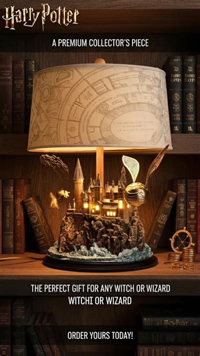 Bring the magic of the Wizarding World home with this Harry Potter Light-Up Collectible Lamp! Featuring the iconic Hogwarts Castle and a Golden Snitch design that illuminates, it’s the perfect centerpiece for any fan's desk or collection this Christmas. #HarryPotter #Hogwarts #GoldenSnitch #HPCollector #MagicalDecor