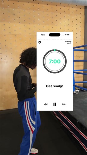 Getting a quick boxing workout in (with a virtual coach) #boxingapp