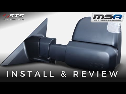 MSA TOWING MIRROR INSTALL AND REVIEW