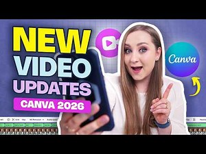 NEW Canva Video Editor Features! [Canva Create 2026 Updates]