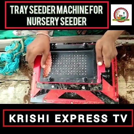 Modiant Mild Steel Tray Seeder Machine Nursery Seeder Use For Nursery, For Agriculture, Size: 450 MN