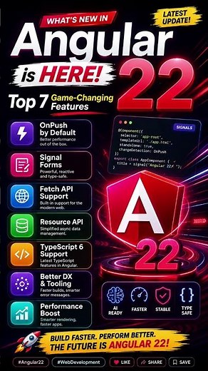 🚀 Angular 22! Top 7 Game-Changing Features Every Developer Must Know