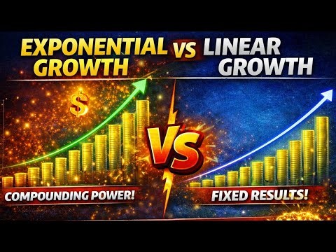 👉 Exponential vs Linear Growth — The difference that changes everything!#Exponential#LinearGrowth.