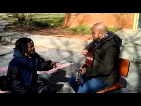 A homeless man join a singer at the park and Start crying - Inspire Others