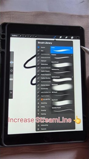 Procreate Line Smoothing Trick ✨ Beginners Must Know #creativetutorial