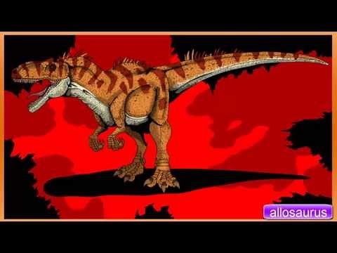 efeito sonoro, dinossauros allosaurus, jurassic park - sound effect, allosaurus dinosaur