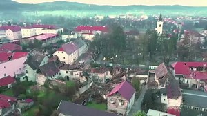 Drone captures Croatia quake destruction