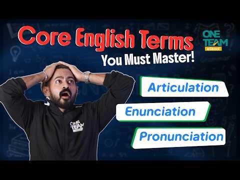 Pronunciation, Enunciation and Articulation | English Lab