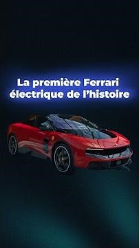 La première Ferrari électrique de l’histoire : Ferrari Luce #shorts