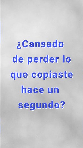 Activa el historial del portapapeles #windows #tutorial #consejos #curso
