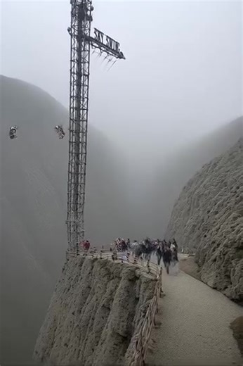 6.2K views · 12 reactions | “Viral Clip: Cliff Swing Malfunctions Mid-Air”  BREAKING NEWS: A massive sky swing built on the edge of a cliff suddenly malfunctioned mid-air… WATCH FULL VIDEO IN  | D Slots | Facebook