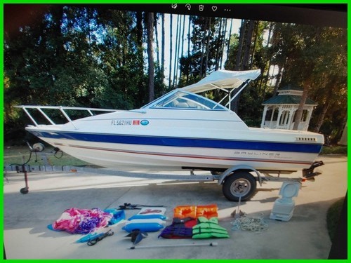 1993 Bayliner Classic 18' 8" Cuddy Cabin i/o Gas Fiberglass & Trailer | eBay
