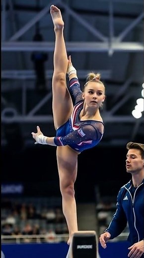 Gymnast's INSANE Flexibility! Standing Split Perfection! 🤩🤸‍♀️
