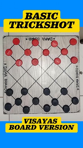 11K views · 74 reactions | Basic TRICKSHOT In DAMA Game #everyoneシ゚ #followersシ゚ #reelsviralシfb #damangpinoy #draught #draughts | Mind Blowing | Facebook