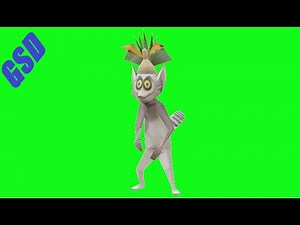 King Julien Madagascar Green Screens