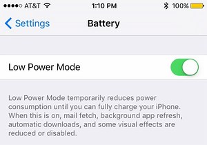 iOS 9 tips: Manually enable Low Power Mode to maximize your iPhone's battery life | AppleInsider