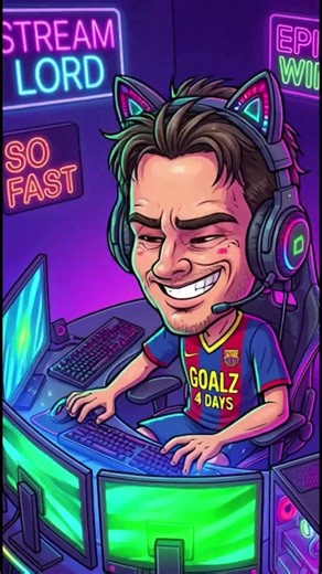 Messi vs Ronaldo Gaming Stream 💀 #brainrot#shorts