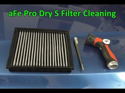 AFe Pro Dry S Filter Cleaning