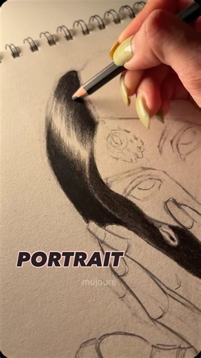 muju on Instagram: "the pencil lead falling out of the mechanical pen feels equivalent to a cat throwing up a hairball for some reason 😭 . . #sideprofile #frontprofile #sketchingtutorial #drawingtutorial #processvideos #art #sketching #fyp #explore #lararaj #katseye (side profile, front profile, sketching tutorial, drawing tutorial process, video, art sketching for you, page, explore )"