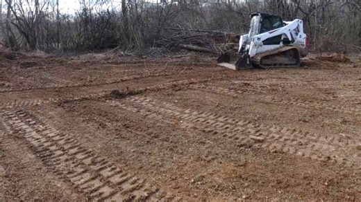 Southern Illinois Food Plot Update with Bobcat T650 Grading Work