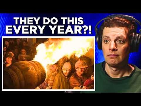 American Reacts to 10 of Britain’s Strangest Traditions