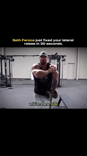 Stop Doing Lateral Raises Like This 🛑 (Fix in 30s!) #Shorts #ShoulderWorkout #GymTips #motivation