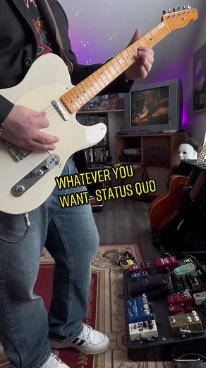 Rick Parfitt 🫡 #statusquo #rickparfitt #telecasterplayers #fendertelecaster #fenderguitars #classicrock #lesliespeaker #fenderamps @Fender
