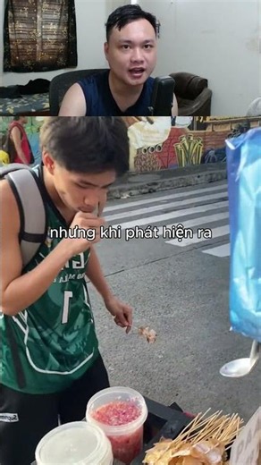 This guy drinks dipping sauce like it's water