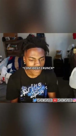 iShowSpeed Tries the One Chip Challenge 💀 #funny #shorts #ishowspeed