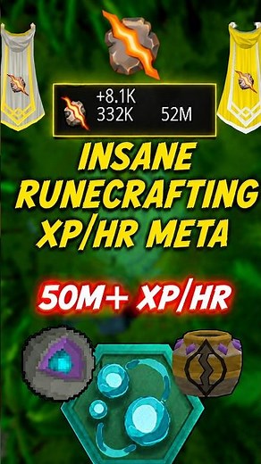 50M XP/HR in RUNECRAFTING!?! Leagues 2 Equilibrium Guide #runescape #leagues #equilibrium #leagues2