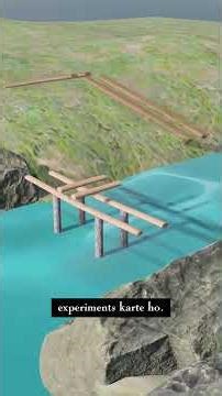 How Ancient Engineers Built Wooden Arch Bridges Without Nails #ArchBridge #BridgeConstruction
