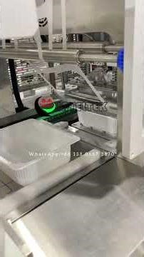 How to dos SAP absorbent granules and seal non-weoven fabric inside tray