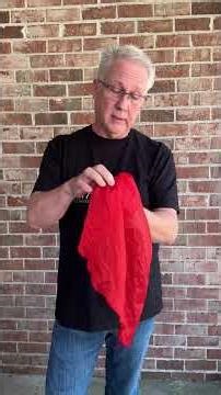 Monster Scarf Magic Trick - HalSaxonMagic.com #easy_magic_trick #magician #magictrick