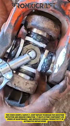 U-Joint Repair Hack | Fast Driveshaft Fix Like a Pro
