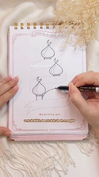 Cara Gambar Ucapan Lebaran Aesthetic yang Menarik