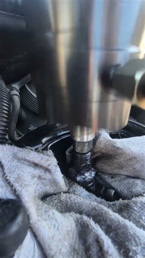 VW TDI injector Removed Pnumetic removel