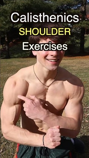 Best calisthenics shoulder exercises at home