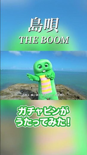 Gachapin Sings THE BOOM's "Shima Uta"! #Shorts #ShimaUta #THEBOOM #SingingCover