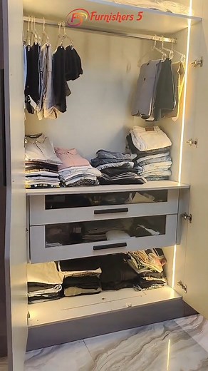 Transforming spaces with smart storage! Here’s a real modular wardrobe designed for our client — a perfect blend of style, space, and functionality. Looking for the best modular wardrobe in Dwarka or Gurgaon? Get the top modular wardrobe design tailored to your lifestyle, at the best modular wardrobe price and cost-effective solutions. #Furnishers5 delivers modular wardrobe service you can trust! #modularwardrobe #bestmodularwardrobe #modularwardrobeindwarka #modularwardrobeingurgaon #topmodular