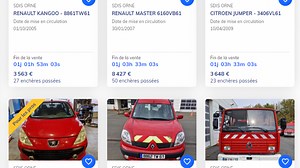 Insolite : en Normandie, 21 véhicules de pompiers mis aux enchères par le SDIS