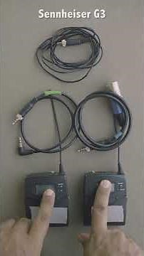 Cómo se usa un sistema lavalier Sennheiser G3