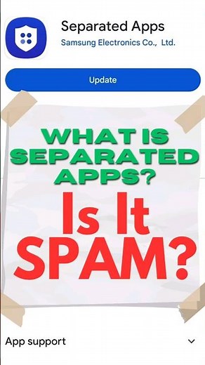 Is Separated Apps Safe to Update? #separatedapps #samsung