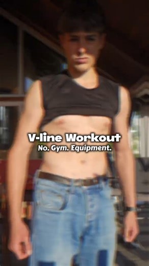 The BEST V-Line Workout At Home! 👀💪🏼 #vlineabs