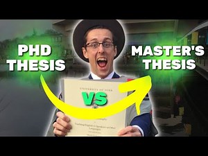 The Differences Between A PhD And A Master's Thesis