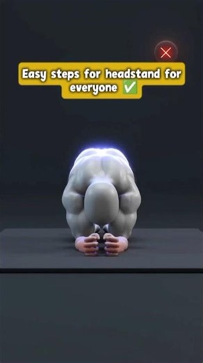 Headstand tutorial for beginners ✅. #fitness #shorts