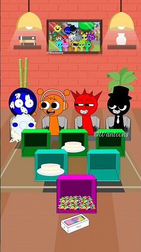 POV: Mr. Sun's IQ Challenge - Color Box Challenge, Who Stepped On The Trap? || Incredibox Sprunki